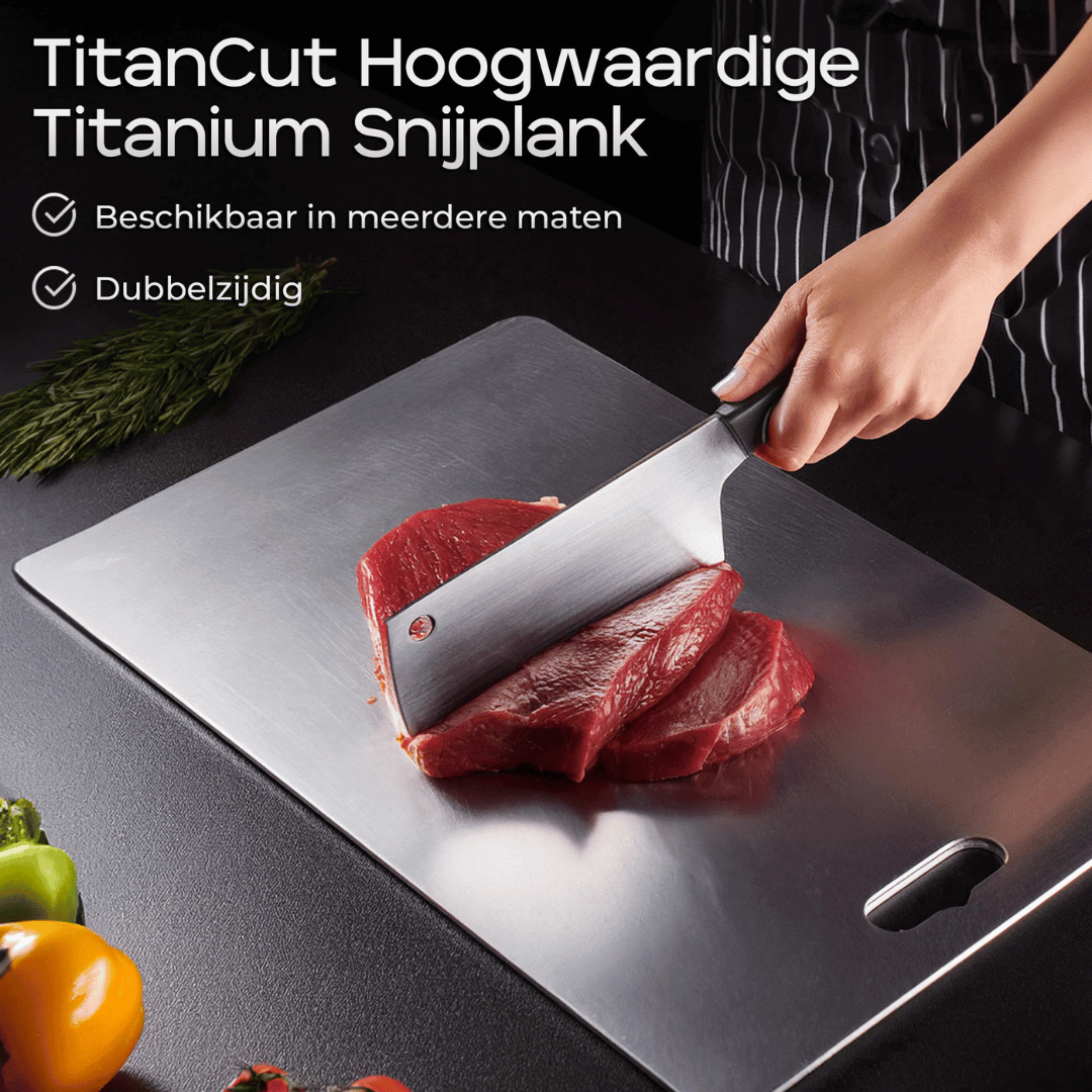 TitanPlank™ | 100% Titanium Snijplank