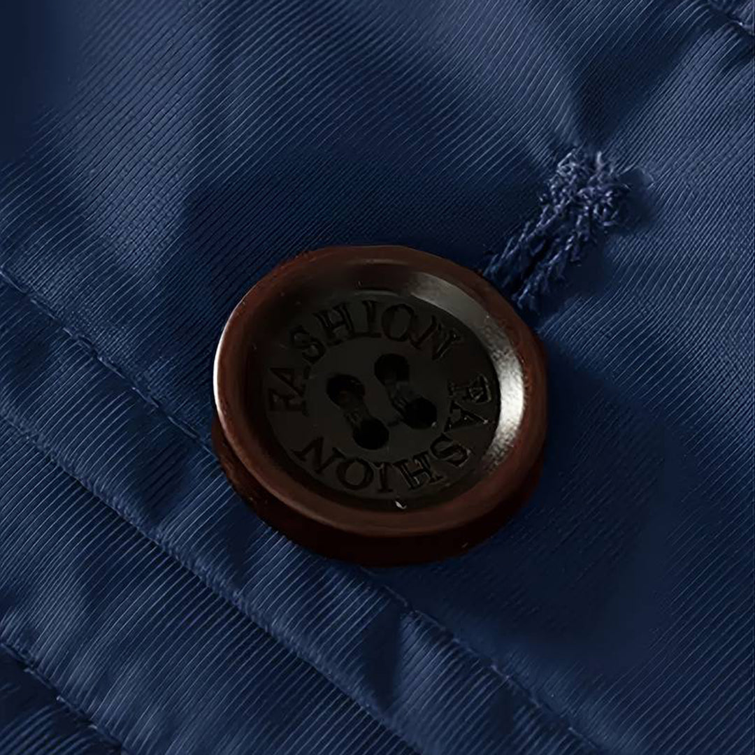 Heren Winterjas Met Bontkraag